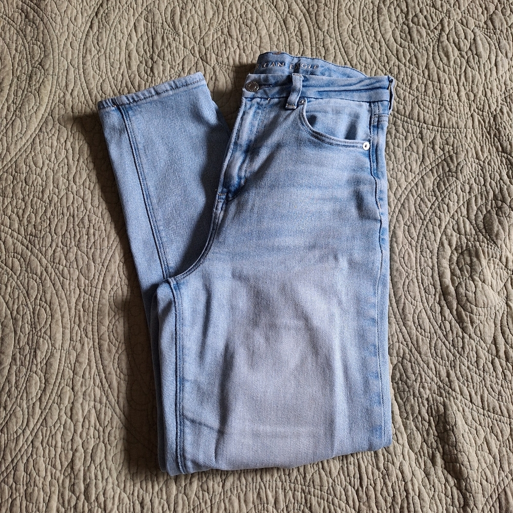 AE Curvy Stretch Mom Jeans